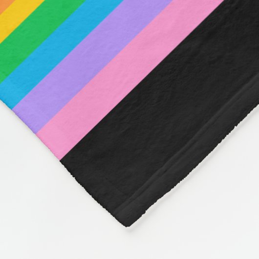 Liefde Katten Regenboog Fleece Deken (Hoek)