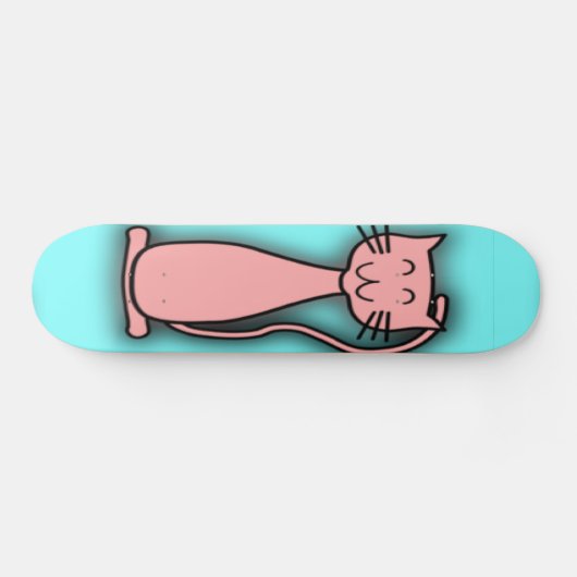 Liefde katten skateboard (Horizontaal)