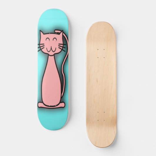 Liefde katten skateboard (Voorkant)