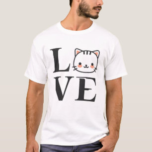 Liefde katten t-shirt