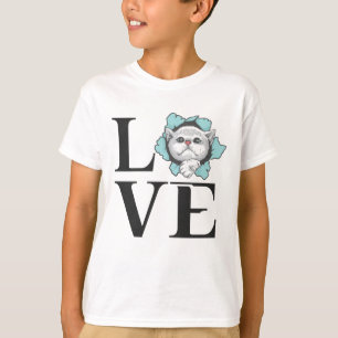 Liefde katten t-shirt