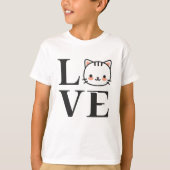 Liefde katten t-shirt (Voorkant)
