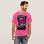 Liefde katten t-shirt (Voorkant volledig)
