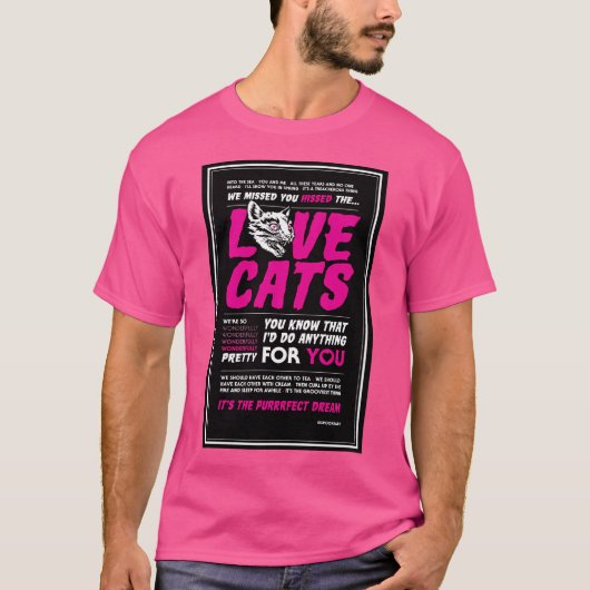 Liefde katten t-shirt (Voorkant)