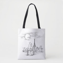 Liefde katten tote bag