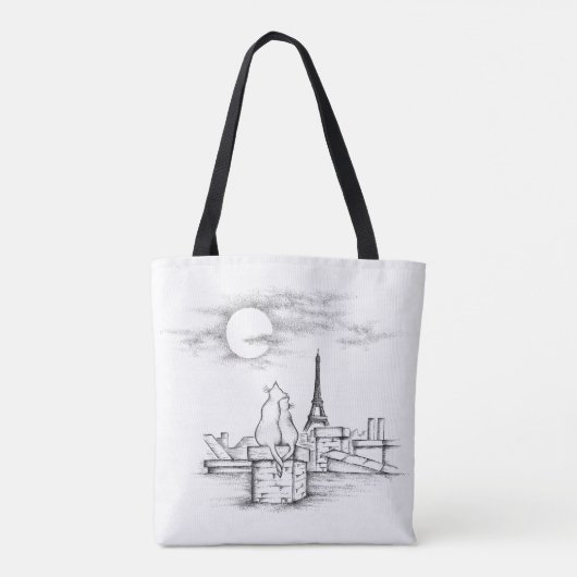 Liefde katten tote bag (Achterkant)