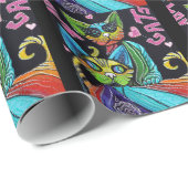 Liefde kattenpapier cadeaupapier (Rol Hoek)