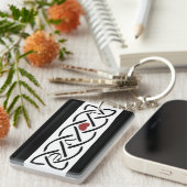 Liefde Keltische knoop Sleutelhanger (Voorkant Rechts)