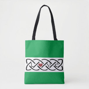 Liefde Keltische knoop Tote Bag