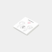 Liefde kent geen afstand Post-it Notes (Schuin)