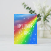 Liefde kent geen grenzen briefkaart (Staand voorkant)