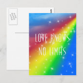Liefde kent geen grenzen briefkaart (Voorkant / Achterkant)