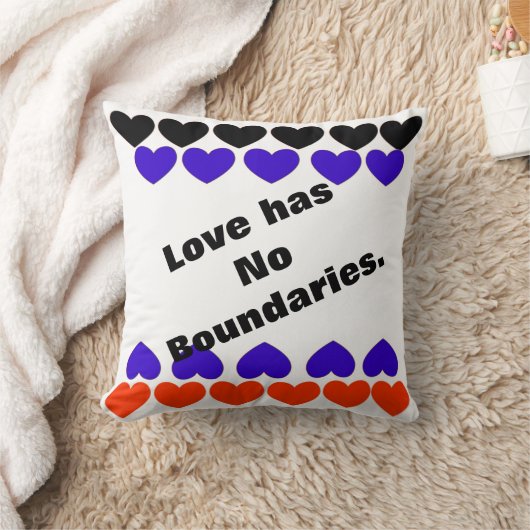 Liefde kent geen grenzen kussen (Deken)