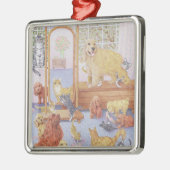 Liefde kent geen grenzen metalen ornament (Links)