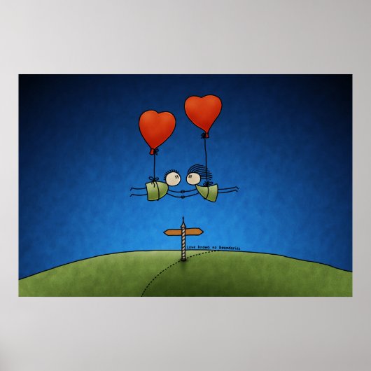 Liefde kent geen grenzen poster (Voorkant)