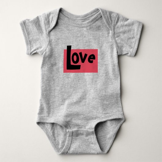 Liefde kent geen grenzen romper (Voorkant)