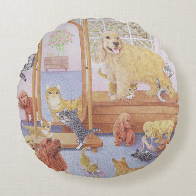 Liefde kent geen grenzen rond kussen (Voorkant)