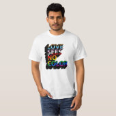 LIEFDE KENT GEEN KLEUR T-SHIRT (Voorkant volledig)