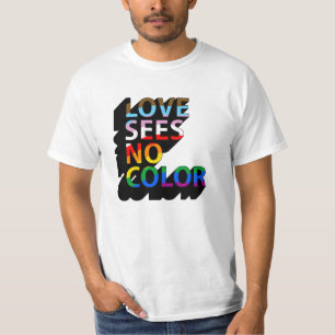 LIEFDE KENT GEEN KLEUR T-SHIRT