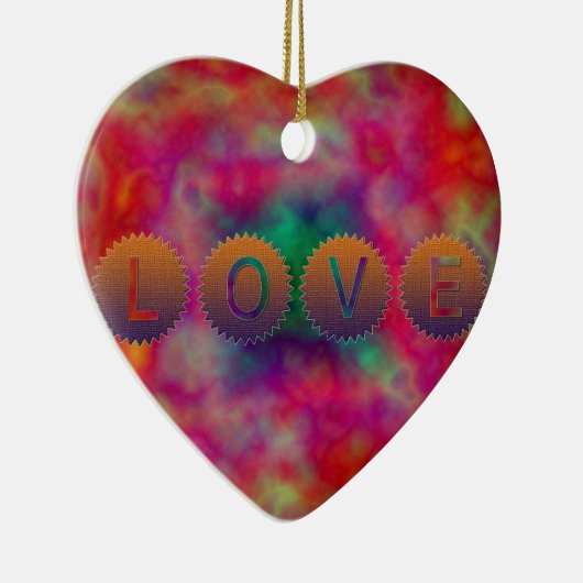 Liefde Keramisch Ornament (Rechts)