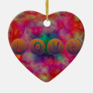 Liefde Keramisch Ornament