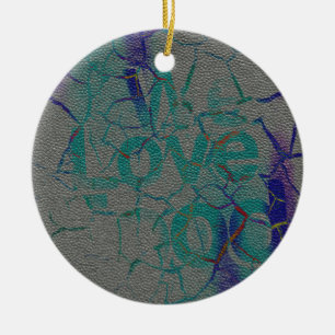 Liefde Keramisch Ornament