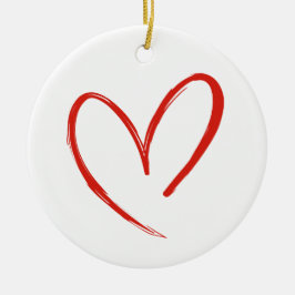 liefde keramisch ornament
