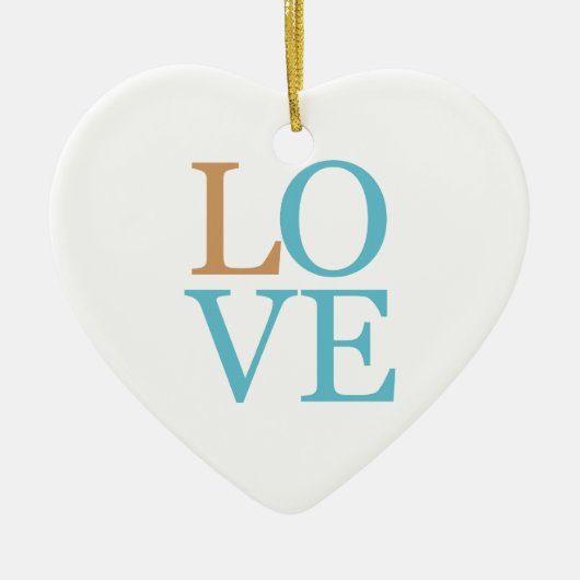 Liefde Keramisch Ornament (Voorkant)