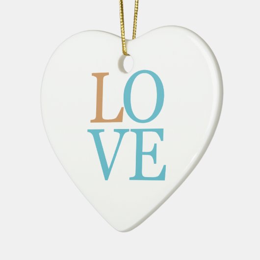 Liefde Keramisch Ornament (Links)