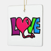 Liefde Keramisch Ornament (Links)