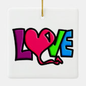 Liefde Keramisch Ornament (Achterkant)