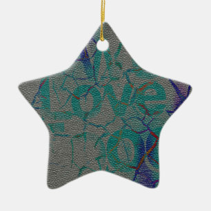 Liefde Keramisch Ornament