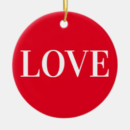 liefde keramisch ornament