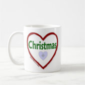 Liefde kerst koffiemok (Links)