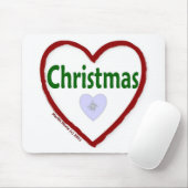 Liefde kerst muismat (Met muis)