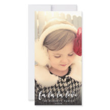 Liefde Kerst Script Foto Overlay Kaart