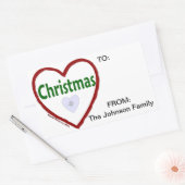 Liefde Kerst sticker (Envelop)