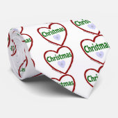 Liefde kerst stropdas (Opgerold)