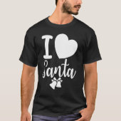 Liefde kerstdagen Gezegde Slogan citeert familie T-shirt (Voorkant)