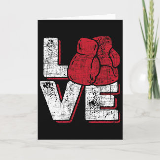 Liefde - Kickboxer Kickboksen Fitness Workout Mart Kaart
