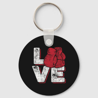 Liefde - Kickboxer Kickboksen Fitness Workout Mart Sleutelhanger