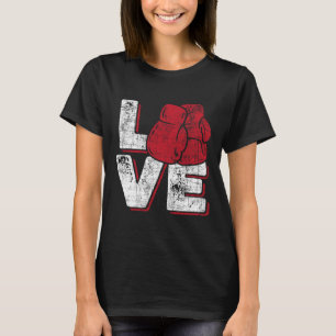 Liefde - Kickboxer Kickboksen Fitness Workout Mart T-shirt