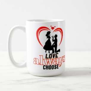 💖 Liefde kiest altijd voor klassieke Mok – "I Lov