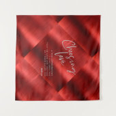 Liefde kiezen met KJV Bijbelvers Wandkleed (Voorkant (horizontaal))