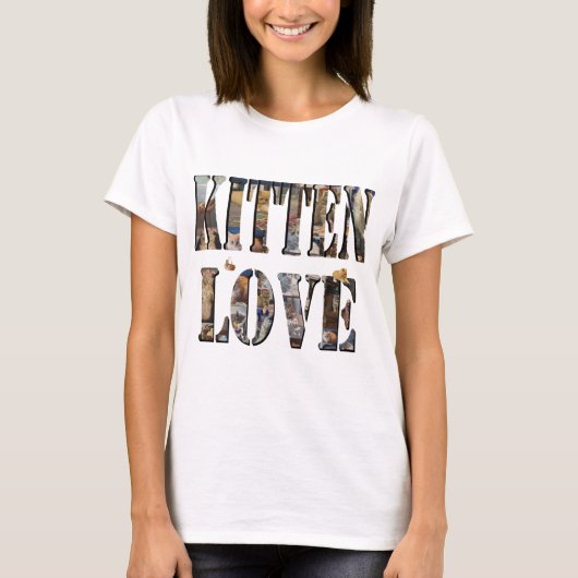 Liefde kijkt naar je Kittens, dames T-shirt (Voorkant)