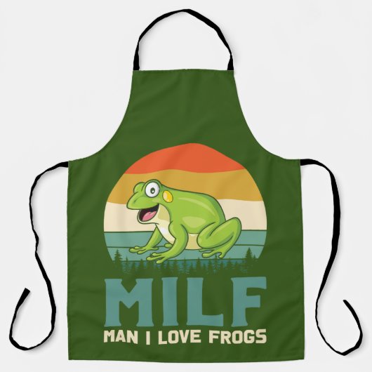 Liefde kikkers Schort #2 (Voorkant)