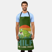 Liefde kikkers Schort #2 (Gedragen)