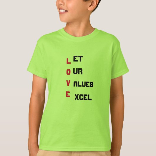 Liefde kinder t-shirts (Voorkant)