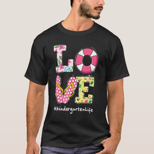 Liefde Kindertuin Laatste dag van de School Summer T-shirt (Voorkant)
