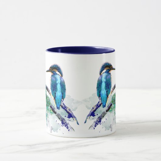 Liefde Kingfisher Vogels, zo veel Gezegde voor cit Mok (Midden)